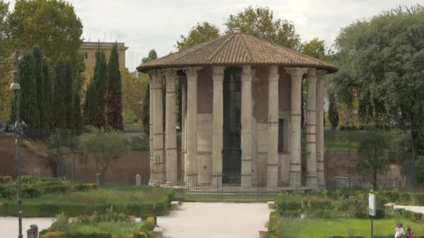 Храм Геркулеса Виктора — стоковое видео