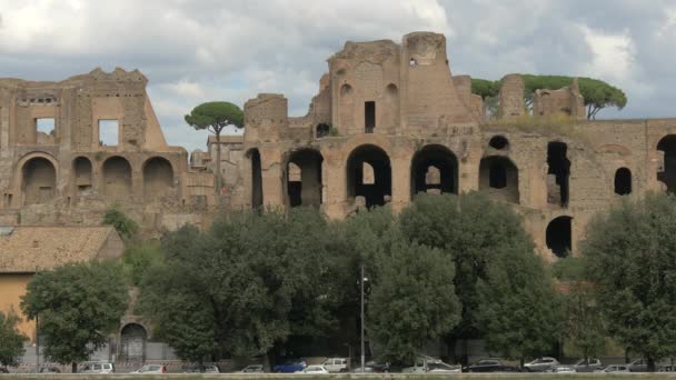 Mury Starożytnego Miasta Rzymu — Wideo stockowe