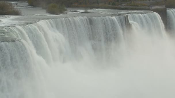 Nebel Wasserfall — Stockvideo