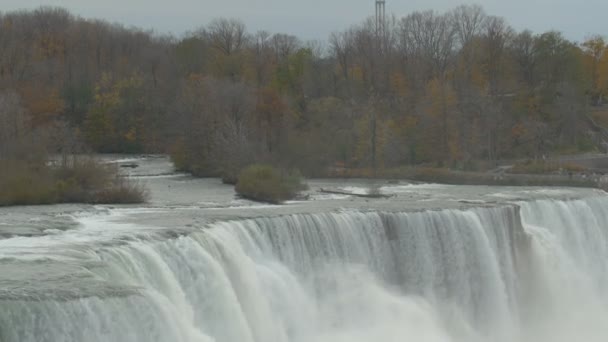 Tilt View Niagara Falls — Video Stock