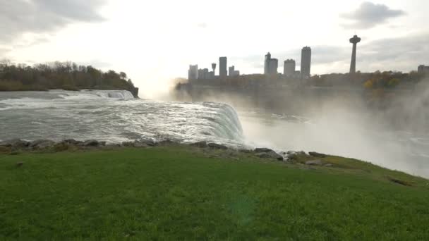 Niagara Falls Usa Side — Stok video