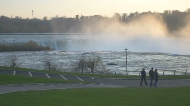 Niagara Falls Usa Side — Video Stock