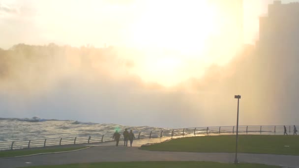 Niagara Falls Coucher Soleil — Video