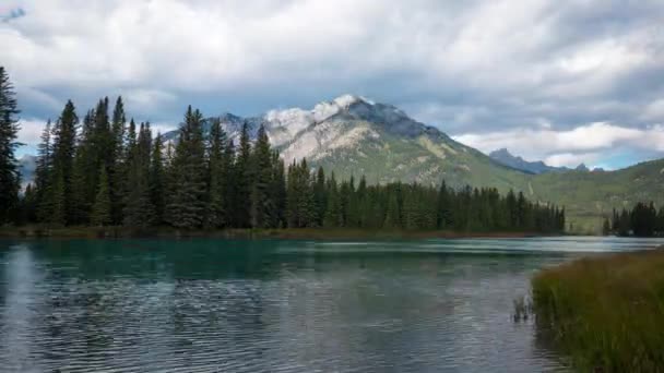 Timelapse Του Εθνικού Πάρκου Banff — Αρχείο Βίντεο
