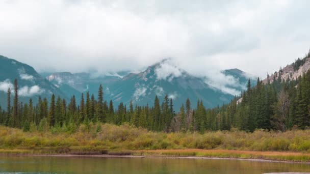 Banff Ulusal Parkı Kanada Zaman Uygulaması — Stok video