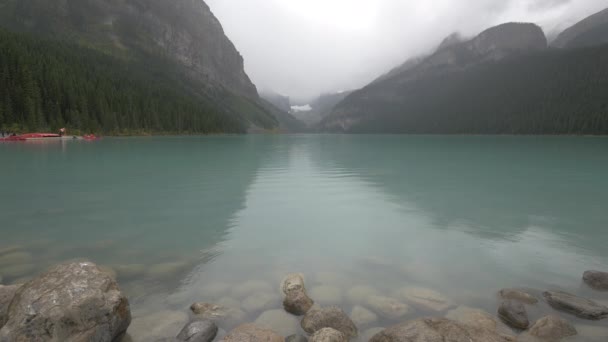 Banff Ulusal Parkı Nda Louise Gölü — Stok video