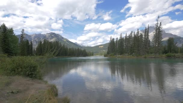Lac Montagnes Parc National Banff — Video