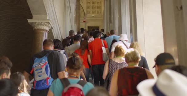 People Going Stairs — Stock Video