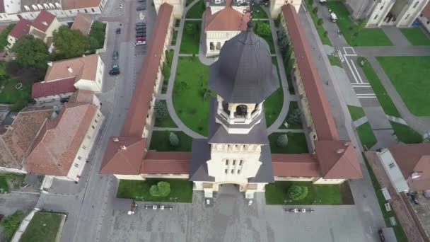 Flygfoto Från Kröningskatedralens Torn — Stockvideo