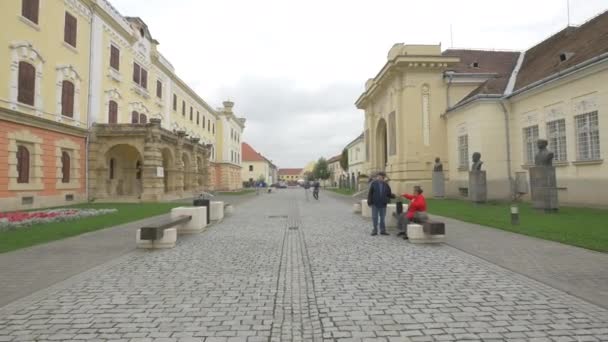 Sala Museo Unión Alba Iulia — Vídeo de stock