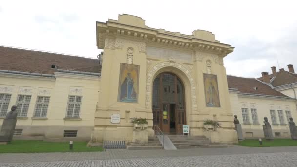 Facade Union Room Alba Iulia — Stock Video