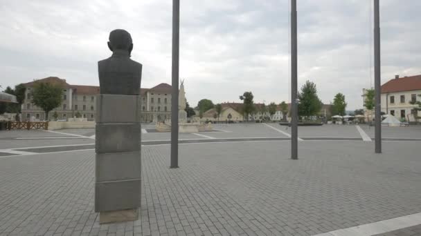 Πλατεία Citadel Της Alba Iulia — Αρχείο Βίντεο