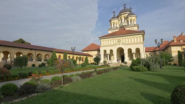 Den Ortodoxa Kyrkan Alba Iulia — Stockvideo