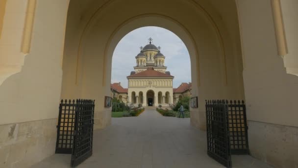 Campanile Ingresso Alla Cattedrale Dell Incoronazione — Video Stock