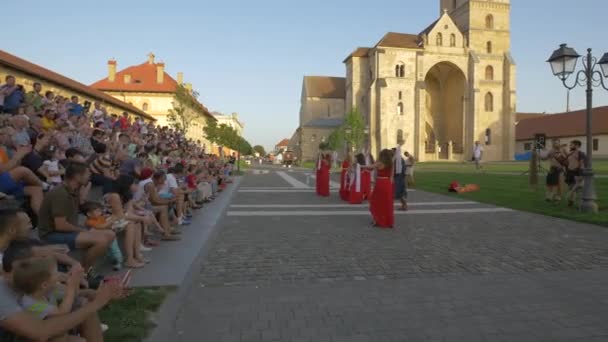 Femmes Terminant Spectacle Danse — Video