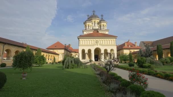 Iglesia Ortodoxa Alba Iulia — Vídeo de stock