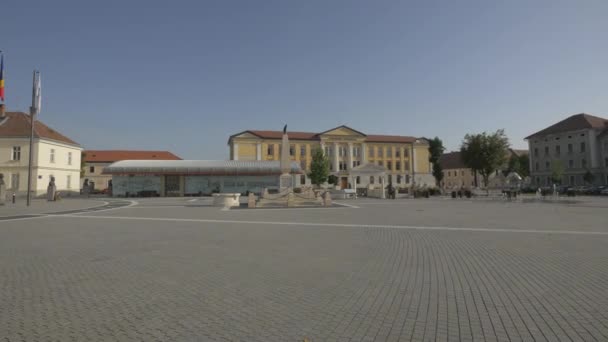 Praça Cidadela Alba Iulia — Vídeo de Stock
