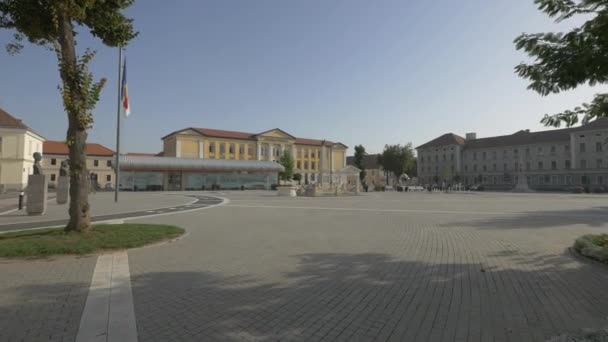 Piazza Della Cittadella Alba Iulia — Video Stock
