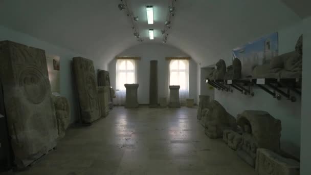 Corridor Van Union Museum Alba Iulia — Stockvideo