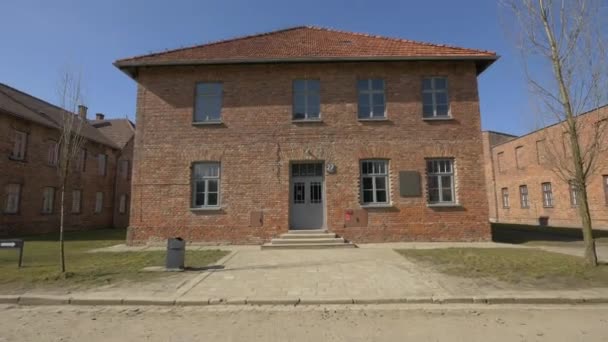 Bloco Auschwitz — Vídeo de Stock