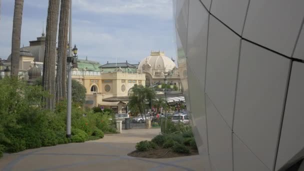 Casino Square Visto Monte Carlo Pavilions — Vídeo de Stock