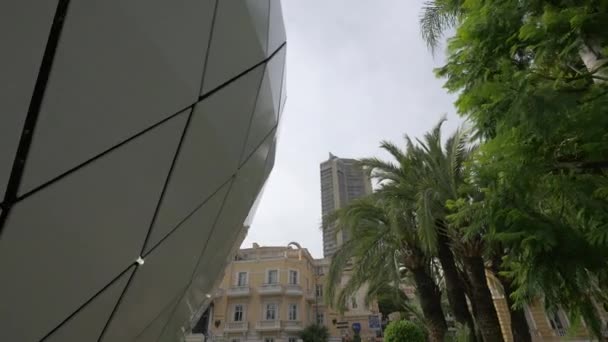 Aluminium Panelen Van Monte Carlo Paviljoens — Stockvideo