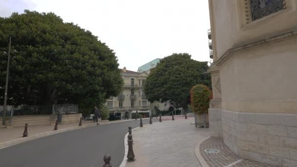 Avenue Saint Laurent Mônaco — Vídeo de Stock