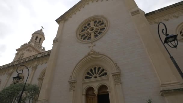 Kerk Van Saint Charles Monaco — Stockvideo