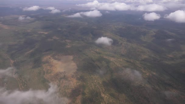 Kis Felhők Masai Mara Felett — Stock videók