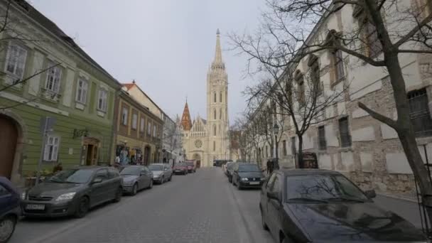 Église Matthias Bout Une Rue — Video