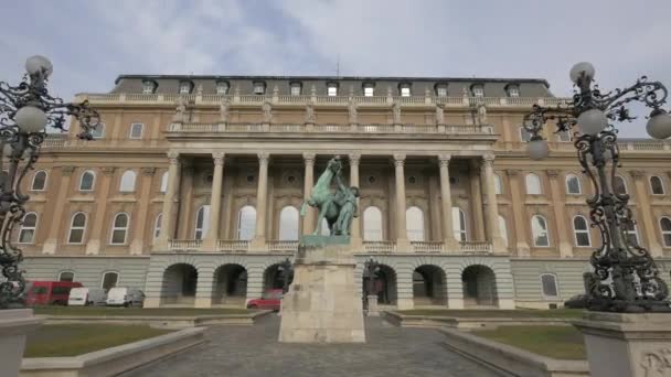 Budapeşte Kraliyet Kalesi — Stok video