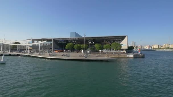 Köpcentrum Maremagnum Barcelona — Stockvideo