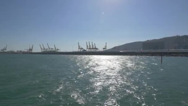Macarale Marfă Port — Videoclip de stoc