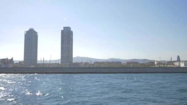 Barcelona Mapfre Tower Hotel Arts — Wideo stockowe