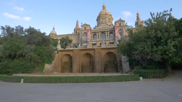 巴塞罗那国家宫 — 图库视频影像