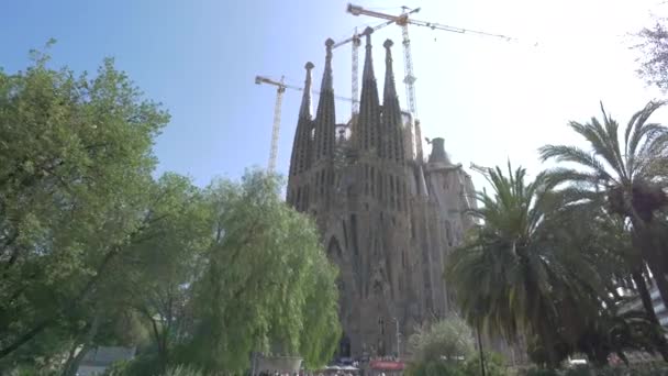 Sagrada Familia Barcellona — Video Stock