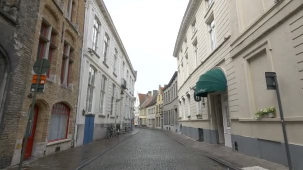 Kuipersstraat Bruges Concetto Viaggio — Video Stock
