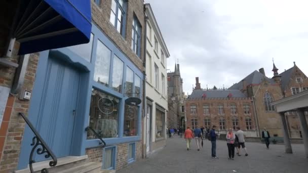 Tiendas Restaurantes Steenhouwersdijk — Vídeo de stock