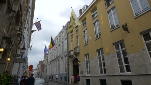 Hotels Auf Hoogstraat Street — Stockvideo