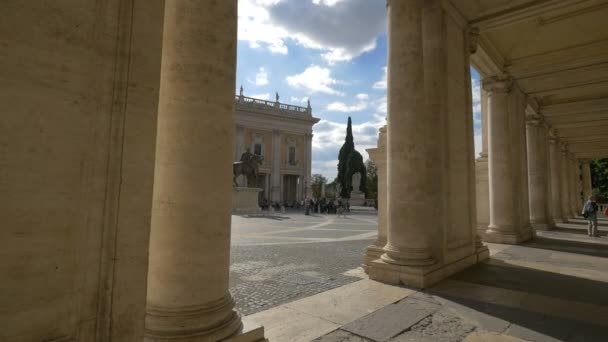 Piazza Del Campidoglio Roma — Vídeo de stock