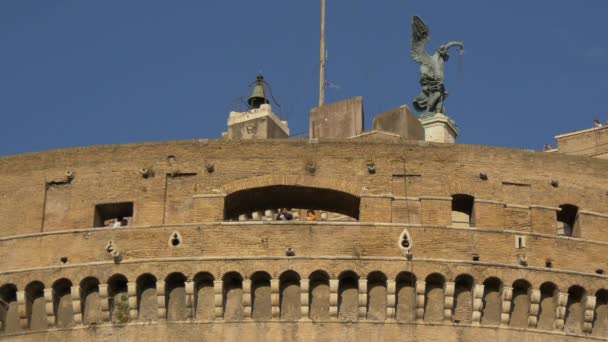 Castel Sant Angelo Roma — Video Stock