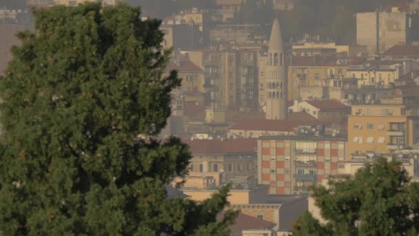 Conical Tower Seen Trieste — Stock Video