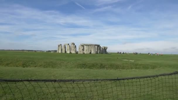 Rocas Stonehenge Vistas Lejos — Vídeo de stock