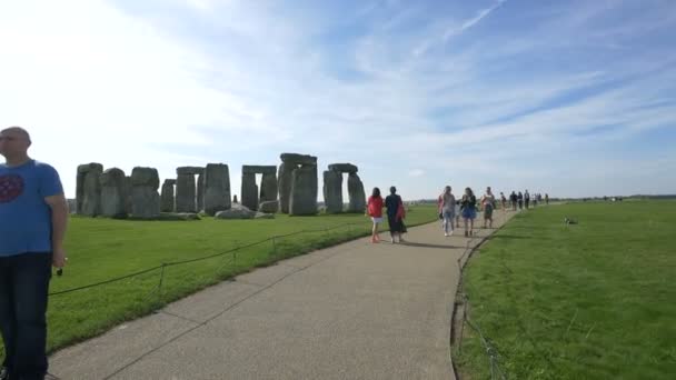 Pedras Stonehenge Monumento Pré Histórico — Vídeo de Stock