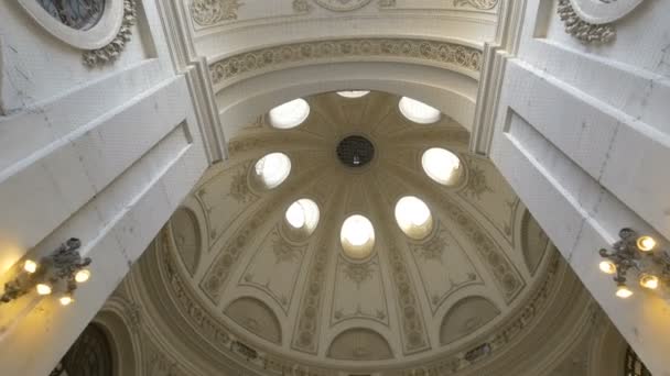 Sufit Wewnątrz Pałacu Hofburg — Wideo stockowe