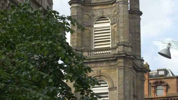 Torre Igreja São Jorge Tron Glasgow — Vídeo de Stock