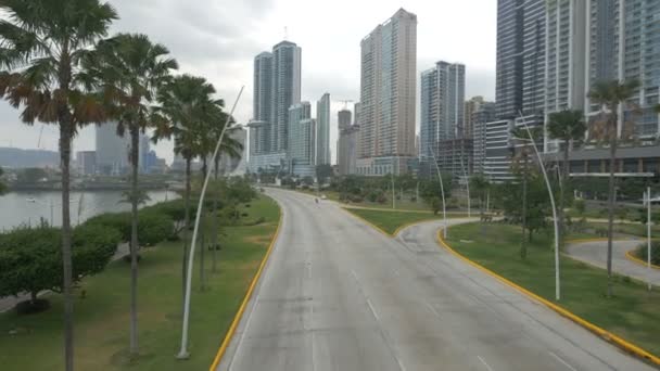 Cinta Costera Gatan Panama City — Stockvideo