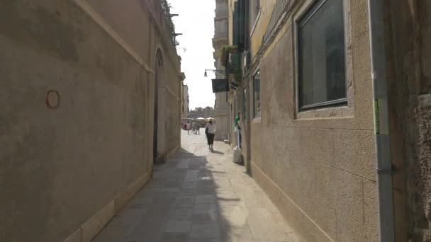 Promenad Mot Campo Santa Maria Del Giglio — Stockvideo