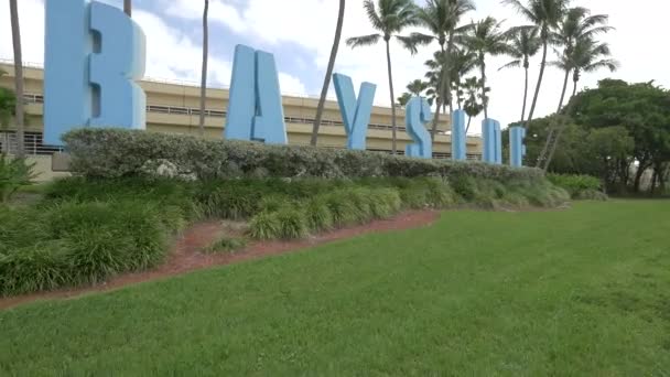 Bord Bayside Market Place — Stockvideo