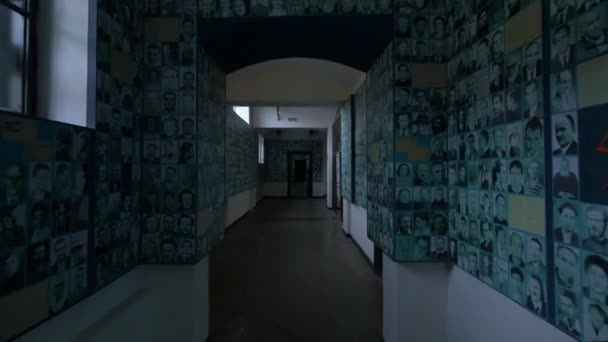 Εικόνες Τοίχους Δει Στο Μουσείο Μνημείων Sighet — Αρχείο Βίντεο